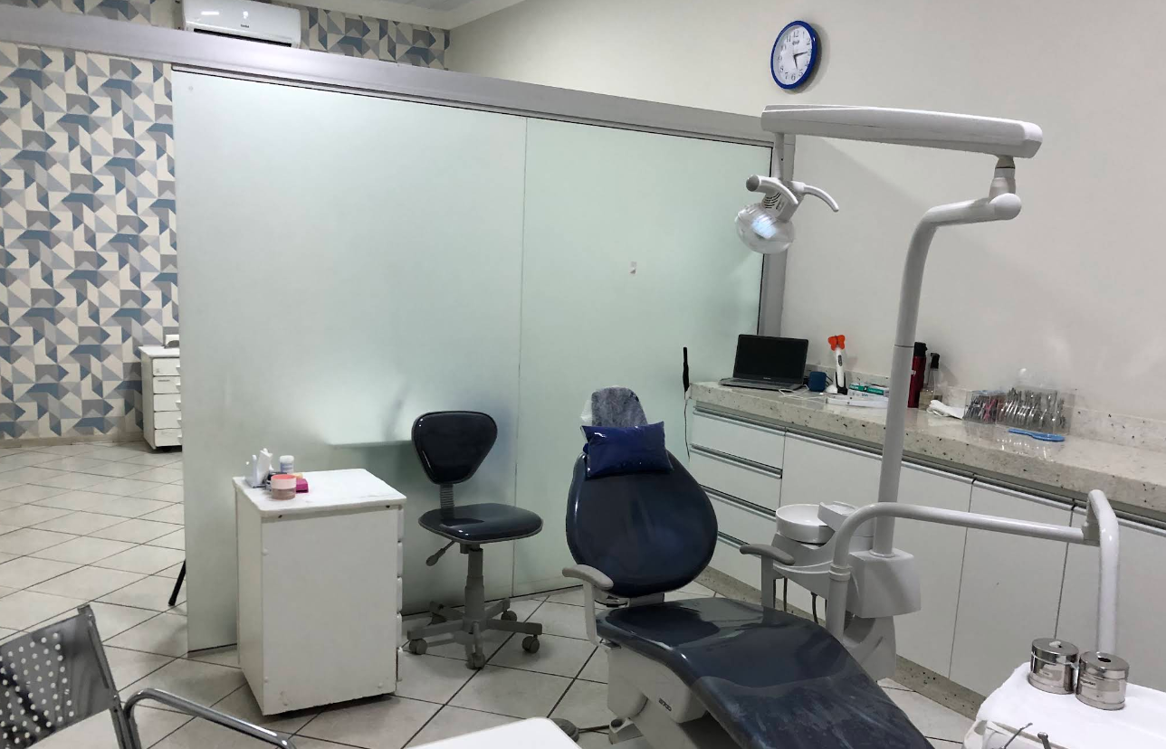 Sala de atendimento odontológico da Dental Clínica
